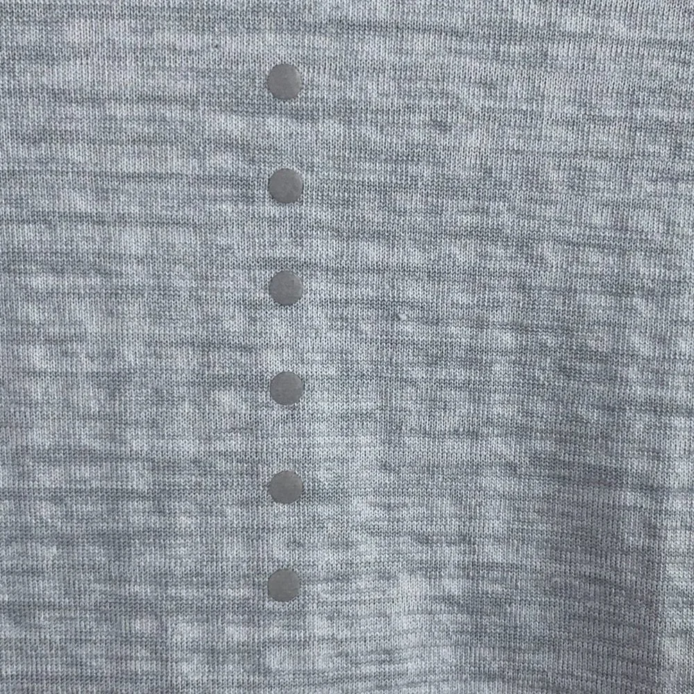 NIKE Running Jacket Top Women’s size XS Gray Waffle Weave 1/2 Zip